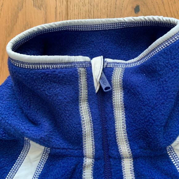 Free People Movement So Fly Half Zip Pullover Fleece Crop Jacket Blue Size XS - Picture 4 of 9
